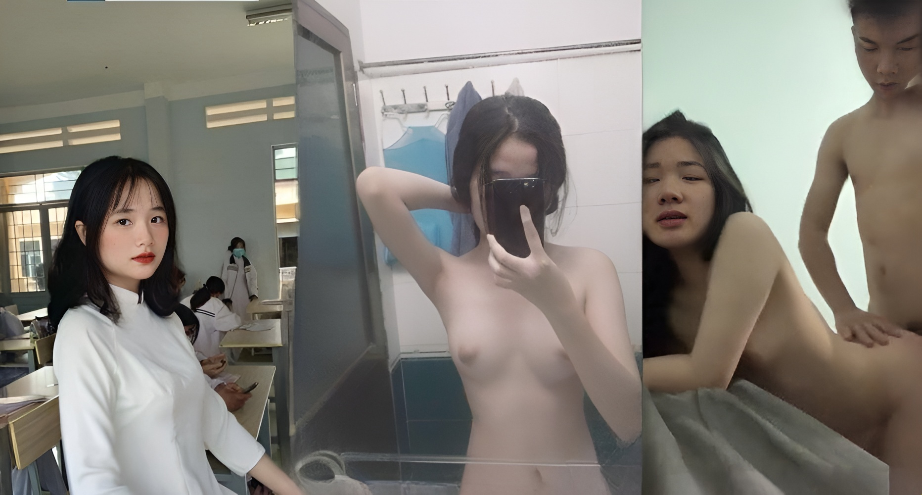 음탕 한 여학생과 그녀의 남자 친구
